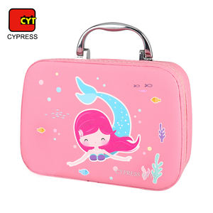 DIY Juguetes Little Princess Cute pink Mermaid Eye Shadow Nail Polish Beauty Cosmetic Set Pretend Play House Toys for Girls - Product Image 5