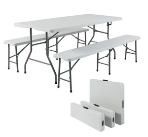 طاولة خفيفة الوزن متينة ذات شعبية في الولايات المتحدة بتصميم حديث قابلة للطي وسادة مقاومة للماء عالية الجودة - Product Image 3