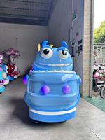 Offre Spéciale : Manège à Bascule pour Enfants en Fibre de Verre, à Monnayeur, avec Interface en Anglais, pour Usage Intérieur en Salle de Jeux
