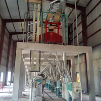 Moulin à farine de haute qualité 50T Machine à moudre la farine de blé