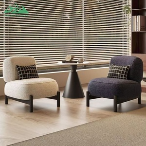 Fauteuil d'appoint moderne Wayon avec <span class=keywords><strong>base</strong></span> en métal, housse de coussin, matériau de rembourrage protecteur - Product Image 2