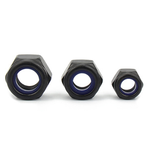 Écrous hexagonaux autobloquants en acier inoxydable 304, acier noir DIN985 Nylon, écrou de blocage <span class=keywords><strong>M2</strong></span> <span class=keywords><strong>M2</strong></span>.5 M3 M4 M5 M6 M8 M10 M12 - Product Image 4