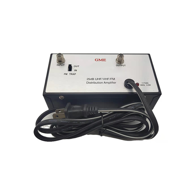 Factory Direct Sale 25dB UHF/VHF/FM Indoor TV  Distribution Amplifier