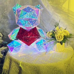 Navidad Día <span class=keywords><strong>de</strong></span> San Valentín Regalo Oso <span class=keywords><strong>de</strong></span> peluche decoraciones colorida luz <span class=keywords><strong>de</strong></span> noche Forma <span class=keywords><strong>de</strong></span> <span class=keywords><strong>unicornio</strong></span> LED Mesa lámpara <span class=keywords><strong>de</strong></span> noche iluminada - Product Image 6