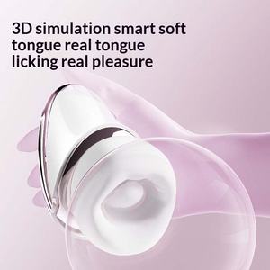 Giocattolo Sessuale per Adulti con Controllo Elettrico, Stimolatore Linguale Vibrante Bianco PRO per Masturbazione Femminile - Product Image 3