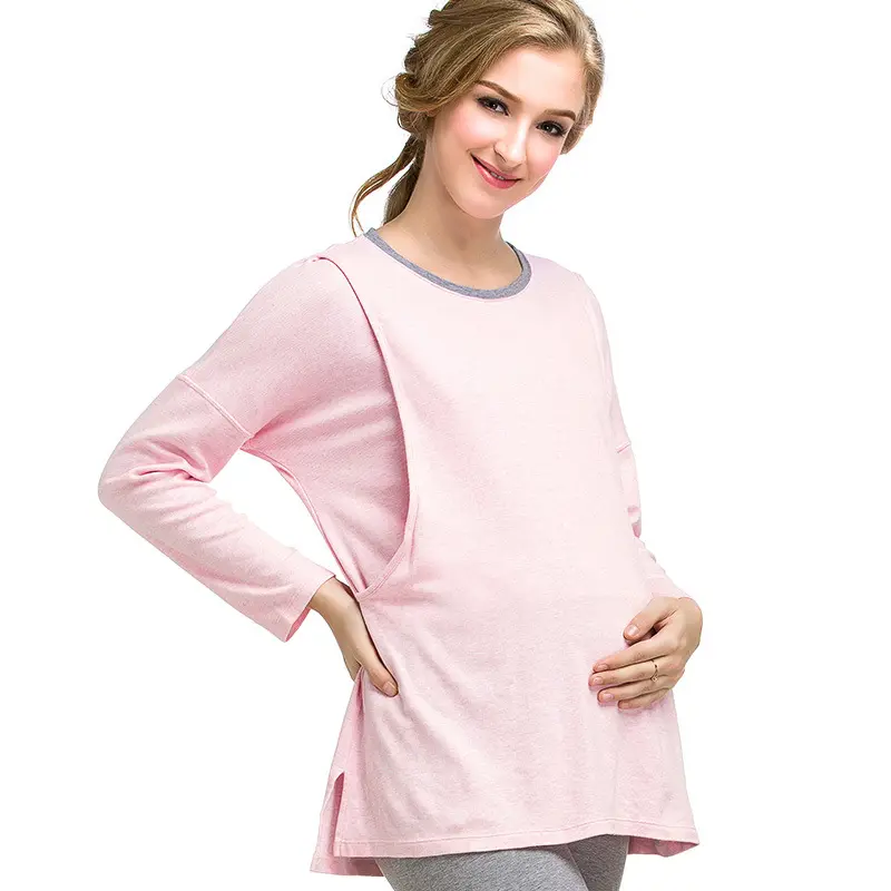 Soft & Comfortable Maternity Nursing Pajamas Loose Style Sleepwear Women Casual Pregnant Pajamas