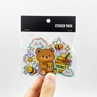 Paket Stiker Anime Tahan Air Die Cut Vinyl Model Logo Stiker untuk Penggunaan Promosi