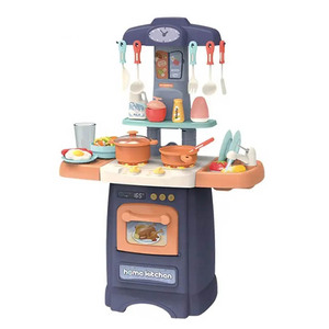 62cm maison cuisine évier enfants ensemble de cuisine jouet enfants jouer Kit en plastique cuisine vaisselle semblant jouet cuisine pour filles et garçons - Product Image 1