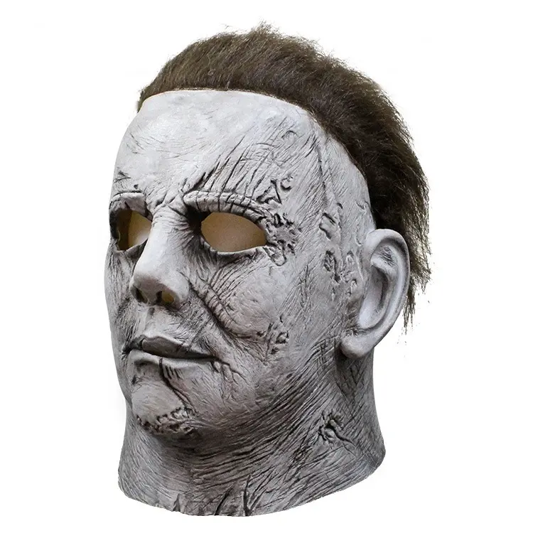 Halloween Horror Michael Myers Mask Cosplay Adult Thick Latex Halloween Mask Full Face Helmet Masks