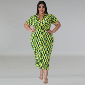 chinese dress ladies Manllenshie Womens Plus Size Summer Dress Casual Short Sleeves Deep V Neck  Twist Knot Front Flowy Dress with Pocket (Army Green,XL) at Amazon Women's  Clothing store main image 0