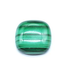 Malachite 17.5mm carré coupe basilaire fosse Cabochon pierre en vrac pour la fabrication de bijoux - Product Image 1