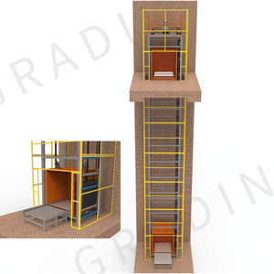 Karton çanta palet için sürekli dikey konveyörler kaldırıcılar sürekli dikey Transfer konveyör sistemi - Product Image 2