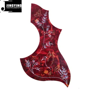 2022 Jingyingミュージックギターパーツシリーズ、卸売PVC41インチハチドリアコースティックギターピックガード