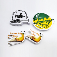 Pegatina de vinilo de PVC autoadhesiva, pegatinas personalizadas con logotipo troquelado, resistente a los rayos UV y al agua