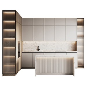 Alacenas De Cocina modernas, Alacenas De Cocina modernas De último diseño, personalizadas, venta al por mayor - Product Image 1