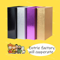 Cajas de Regalo Magnéticas Plegables Rígidas de Lujo, Personalizadas con Recubrimiento UV, Laminación Mate y Acabado Metálico Dorado