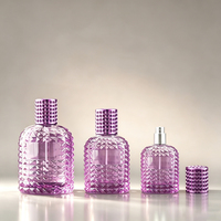 Flacons pulvérisateurs de parfum en verre carré épais et transparent Jaunce 30ml 50ml 100ml (avec bouchons argentés ou dorés) – Emballage carton