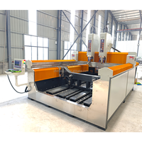 Machine de gravure sur pierre CNC à double tête JK-2025 5,5 kW, routeur de sculpture 3D double tête de haute qualité pour marbre, granit, carrelage, personnalisable