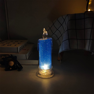 Transparent <span class=keywords><strong>Led</strong></span> Larme Goutte Sans Flamme <span class=keywords><strong>Bougie</strong></span> Étincelante <span class=keywords><strong>Bougie</strong></span> Chevet Restaurant Décoration Veilleuse - Product Image 5