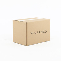 Le nouveau carton de logo personnalisé robuste et ondulé emballage d'expédition de cargaison noir papier mobile emballage personnalisé boîte en carton d'impression