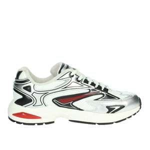 D.A.T.E. Zapatillas Donna W411-SN-SL-WS Bianco Argento Chunky - Product Image 4
