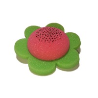 Éponge de bain imperméable, en forme de fleur, 100% naturelle, vente en gros, livraison gratuite