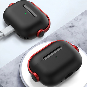 Plastic sleutelhanger Airpods 4 oortelefoonhoesjes Apple Pro3 Bluetooth zachte hoes Airpods Pro 2 tweede generatie beschermhoes - Product Image 3