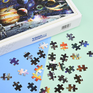 Bán buôn tùy chỉnh cá nhân 1000 miếng ghép hình câu đố người lớn trẻ em Trò chơi giáo dục giấy Câu Đố tùy chỉnh câu đố với hộp giấy - Product Image 3