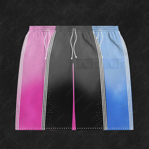 Traje Deportivo Personalizado de Marca OEM, Informal, Veraniego, Transpirable, de Punto, de Terileno/Poliéster 400G, con Impresión Digital sin Costuras para Hombre - Product Image 3
