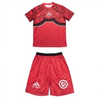 Nouvel ensemble de lutte personnalisé pour hommes, t-shirts + shorts, impression numérique, ensemble 2 pièces, 100% polyester, 150GSM, respirant, international