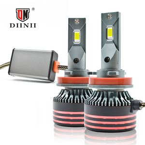 หลอดไฟหน้า <span class=keywords><strong>LED</strong></span> ขนาดเล็ก130W H1/H7/H4 M8PRO กำลังสูง13000LM 12V 6500K ระบบไฟอลูมิเนียมปลั๊กเล่นอัตโนมัติ IP68ใหม่ - Product Image 1