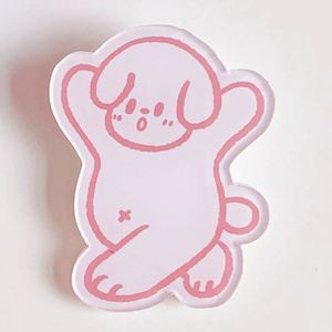 Badge bouton en plastique acrylique personnalisable sans frais de moule, vente en gros - Product Image 5