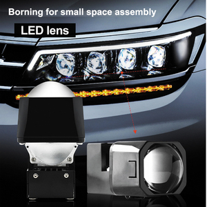 Mini BI LED lente faro 1,5 pulgadas 40W foco alto haz bajo faro para coche motocicleta faro Retrofit - Product Image 6