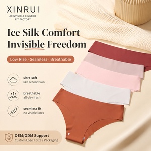 Slip Donna Senza Cuciture 2026 Ultima Collezione in Spandex/Nylon, Invisibili a <span class=keywords><strong>Vita</strong></span> Bassa Traspiranti, Senza Segni, Produzione OEM ODM - Product Image 3