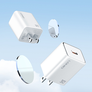 NUOVO <span class=keywords><strong>Caricabatterie</strong></span> LDNIO A1508C Tipo C 30W <span class=keywords><strong>PD</strong></span>, Adattatore di Alimentazione da Viaggio per Telefono con 1 Porta USB - Product Image 2