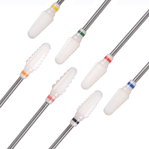 7.0mm Step Coated Volcano Carbide Nail <b>Drill</b> <b>Bit</b> for Electric Manicure Salon Nail Polish Tool - Product Image 4
