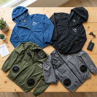 Nouveau produit : Veste climatisée rechargeable personnalisable à 3 vitesses, avec ventilateur intégré pour le refroidissement efficace des travailleurs et des cyclistes