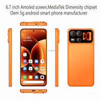 Smartphone Android 5G débloqué OEM Mediatek Dimensity, double SIM, dernier modèle 2026