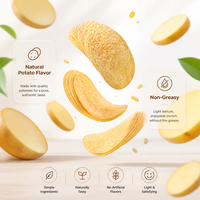 Papas Fritas Saladas Originales OEM a Granel, Corte Ondulado, Crujientes, Sabor Clásico, Recién Seleccionadas, Finas, 10 kg