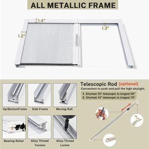 ม่านม้วนแบบเซลลูลาร์ไร้สายสำหรับหน้าต่างบนหลังคา สไตล์แฟชั่นที่ปรับแต่งได้ - Product Image 5