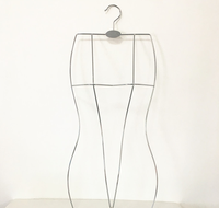 Cintres de présentation portables modernes en fil d'acier pour maillots de bain et lingerie, couleur personnalisée, avec forme corporelle 3D