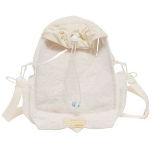 Sac à dos en peluche Kawaii personnalisé, pochette transparente en peluche, sac Ita pour les passionnés de cosplay d'anime - Product Image 4