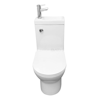 WC deux pièces à double chasse avec siphon en P en céramique pour hôtel, style européen moderne, vente en gros