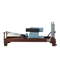 Wavar Ensemble d'équipement de Pilates Reformer en bois, personnalisable avec logo, très demandé pour salles de sport et studios de yoga