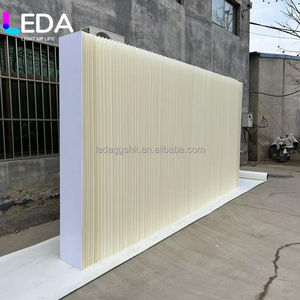 LEDA Decoración para Eventos de Boda, Biombo Plegable Grande y Económico, Fondo de Papel con Diseño de Ondas - Product Image 2