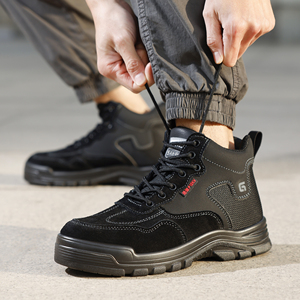 Zapatos de Seguridad Industriales Aislados de 6kv, Zapatos de Trabajo de Cuero Vacuno para Soldadura Eléctrica, Zapatos de Trabajo Cálidos para Invierno - Product Image 3