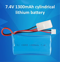 Baterai 18650 3.7v 1300mah Pengisi Daya Baterai Lithium 18650 Bahan Lithium 18650 Paket Baterai Lithium Isi Ulang