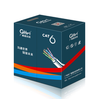 CAT6A CAT7 23AWG 650MHz S/FTP berpelindung jaringan LAN kabel komunikasi produk