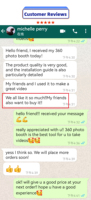 Etkinlikler İçin Arc AI'li Gelişmiş Ahşap Dijital Makine Uyumlu 3 Parçalı Sihirli Ayna Fotoğraf Kabini