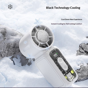 USB Handheld <b>Small</b> <b>Fan</b> with Ice Pack Turbine, High-Speed Cooling Portable - Product Image 3